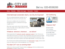 Tablet Screenshot of cityair.nl